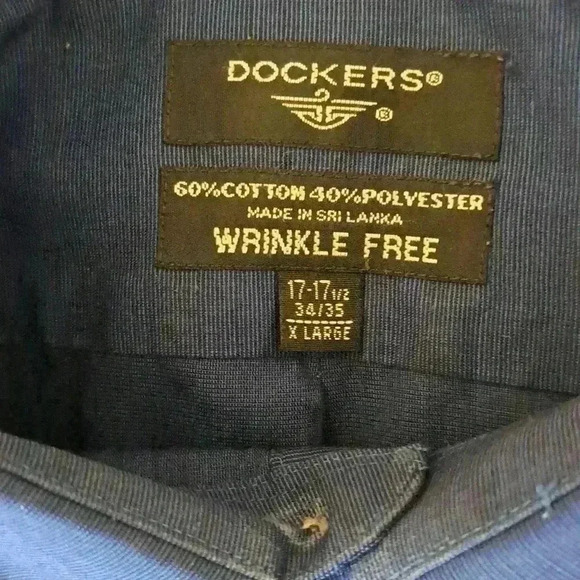SHIRT LONG SLEEVES DOCKERS WRINKLE FREE - Picture 2 of 6
